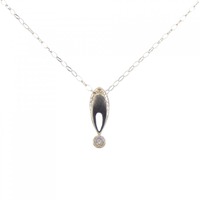 K18YG/K18BG ダイヤモンド ネックレス 0.37CT