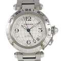 カルティエ パシャC GMT W31078M7 SS 自動巻
