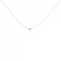 K18YG ハート ダイヤモンド ネックレス 0.03CT