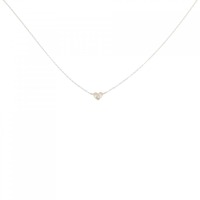 K18YG ハート ダイヤモンド ネックレス 0.03CT