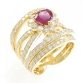 ポンテヴェキオ ルビー リング 1.08CT