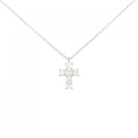 ヴァンドーム クロス ダイヤモンド ネックレス 0.18CT
