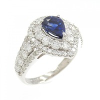 PT サファイヤ リング 0.989CT