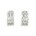 K18WG ダイヤモンド ピアス/イヤリング 2.40CT