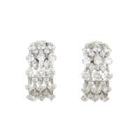 K18WG ダイヤモンド ピアス/イヤリング 2.40CT