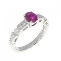 PT ルビー リング 0.67CT