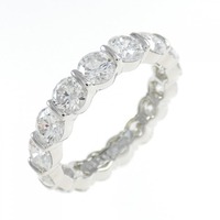 ハリーウィンストン ラウンドバーセット リング