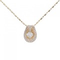 K18PG ダイヤモンド ネックレス 0.649CT
