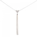 K18PG ハート ダイヤモンド ネックレス 0.20CT