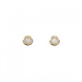 K18YG ダイヤモンド ピアス 0.16CT