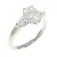 PT ダイヤモンド リング 1.037CT K SI1 ペアシェイプ