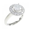 【リメイク】PT ダイヤモンド リング 1.001CT D SI1 Good