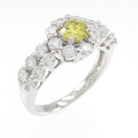 PT フラワー ダイヤモンド リング 0.381CT