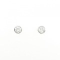 【リメイク】PT ダイヤモンド ピアス 0.238CT 0.254CT E SI2 Good