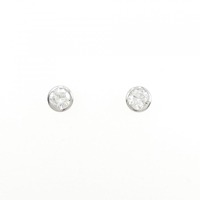 【リメイク】PT ダイヤモンド ピアス 0.238CT 0.254CT E SI2 Good