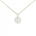 【新品】K18YG ダイヤモンド ネックレス 0.312CT F SI2 VG
