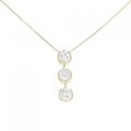 【新品】K18YG ダイヤモンド ネックレス 1.016CT F SI1 Good