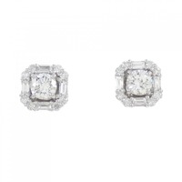 【新品】PT ダイヤモンド ピアス 0.218CT 0.212CT E SI1 Good