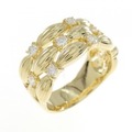 K18YG ダイヤモンド リング 0.48CT