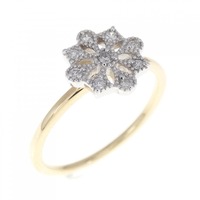 アガット ダイヤモンド リング 0.08CT
