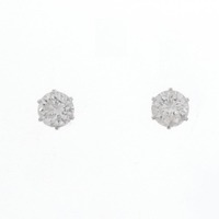 PT ソリティア ダイヤモンド ピアス 0.70CT