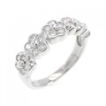 PT フラワー ダイヤモンド リング 0.67CT