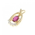 K18YG ルビー ペンダント 0.37CT