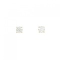 【リメイク】K18YG/ST ダイヤモンド ピアス 0.329CT 0.336CT G SI2 VG