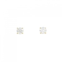 【リメイク】K18YG/ST ダイヤモンド ピアス 0.329CT 0.336CT G SI2 VG