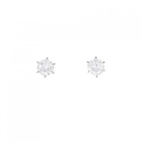 【リメイク】ダイヤモンド ピアス 0.525CT 0.526CT F SI1 VG-GOOD