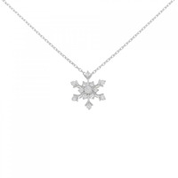 PT スノーフレーク ダイヤモンド ネックレス 0.32CT