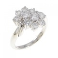 PT フラワー ダイヤモンド リング 1.01CT