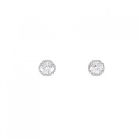 【リメイク】PT ダイヤモンド ピアス 0.215CT 0.248CT F SI2 VG-GOOD