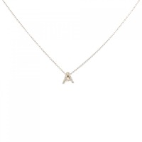 ポンテヴェキオ イニシャルA ダイヤモンド ネックレス 0.03CT