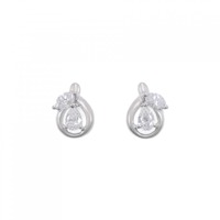 750WG ダイヤモンド ピアス 0.73CT