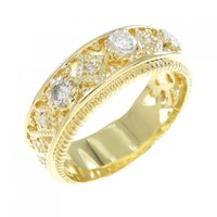 K18YG ダイヤモンド リング 0.37CT