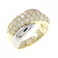 K18YG/K18PG/PT ダイヤモンド リング 1.00CT