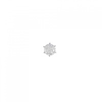 【リメイク】PT ダイヤモンド ピアス 片耳 0.600CT F I1 Good