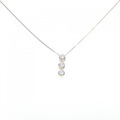 【新品】K18YG ダイヤモンド ネックレス 0.255CT 0.253CT 0.260CT H SI1 Good