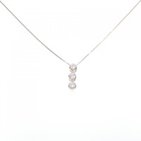 【新品】K18YG ダイヤモンド ネックレス 0.255CT 0.253CT 0.260CT H SI1 Good