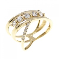 K18YG ダイヤモンド リング 0.30CT