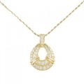 K18YG ダイヤモンド ネックレス 0.62CT