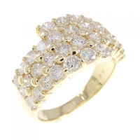K18YG ダイヤモンド リング 2.27CT