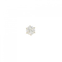 【リメイク】K18YG ダイヤモンド ピアス 片耳 0.597CT K I1 VG