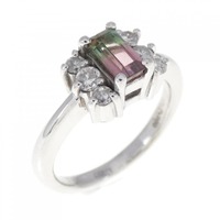 PT トルマリン リング 0.388CT