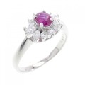 PT ルビー リング 0.40CT