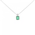 PT エメラルド ネックレス 0.45CT