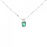 PT エメラルド ネックレス 0.45CT