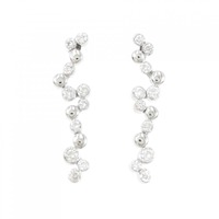 K18WG ダイヤモンド ピアス 0.60CT