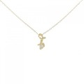K18YG ダイヤモンド ネックレス 0.08CT